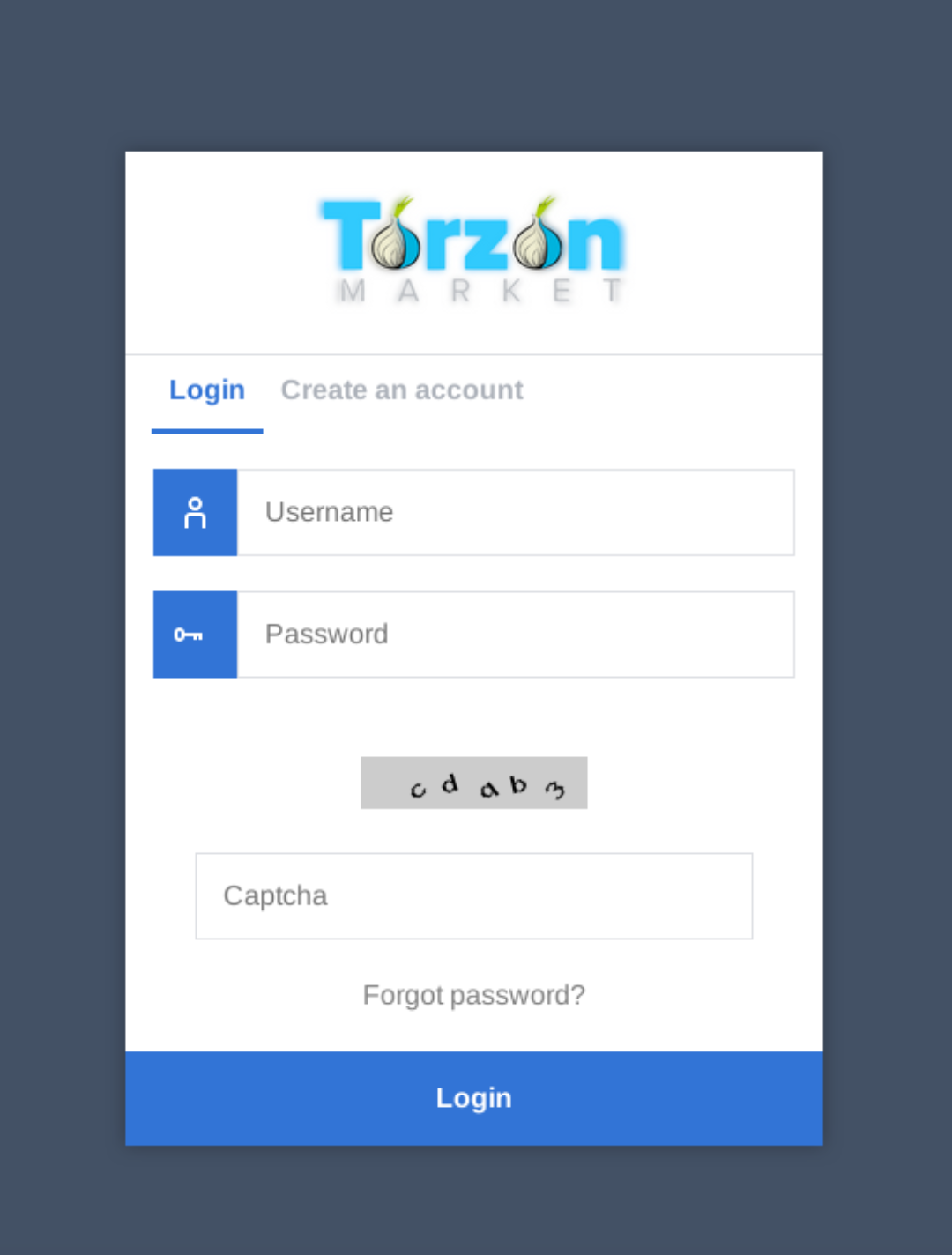 TorZon login